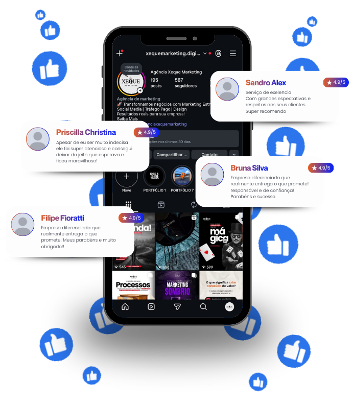 Depoimentos da Xeque Marketing